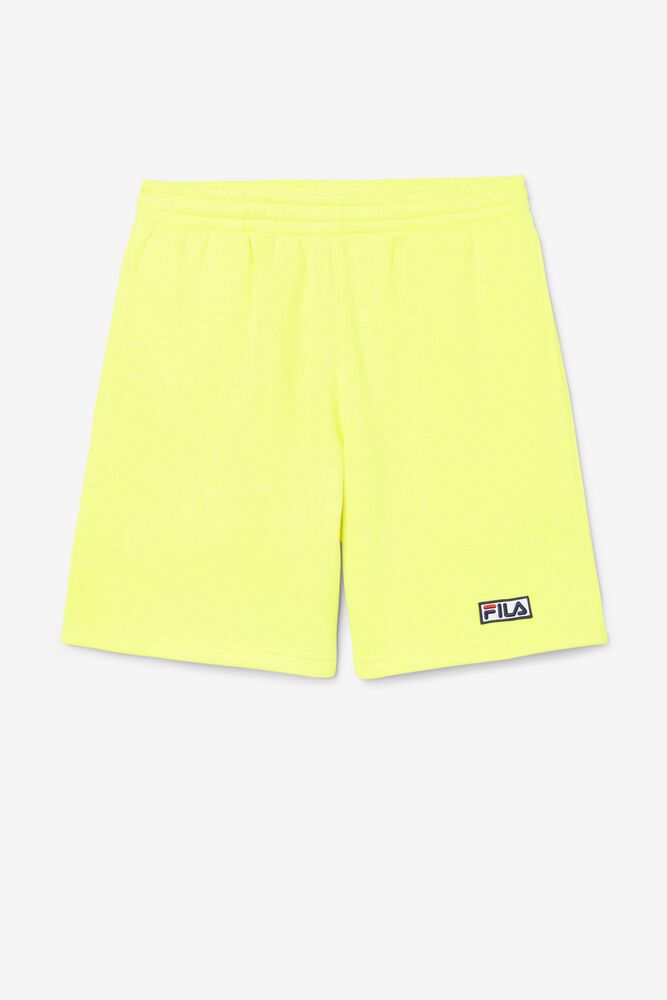 Fila Shorts Mens Yellow Kylan - Ireland 80243-YRSV